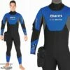 ICESKIN 7mm Combinaison Semi Etanche Homme - Mares -Sub-Odyssee Soldes Magasin iceskin 7mm combinaison semi etanche homme mares