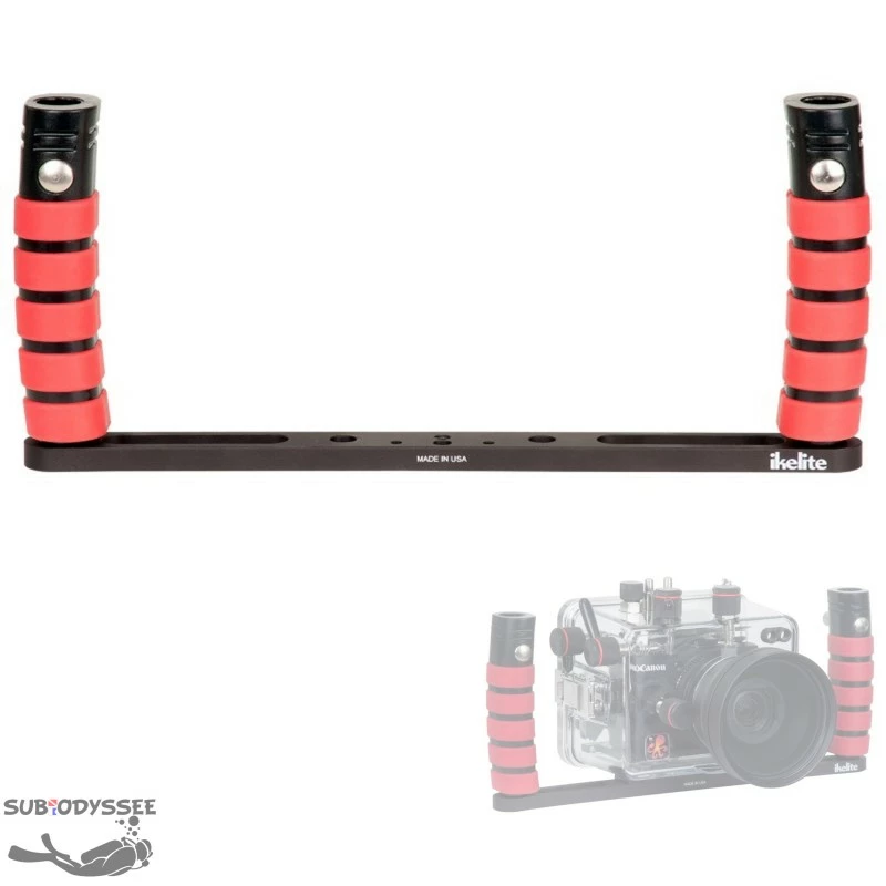 Platine Double Avec Poignées à Grip Déclampable - IKELITE 3 Platine Double Avec Poignées à Grip Déclampable - IKELITE