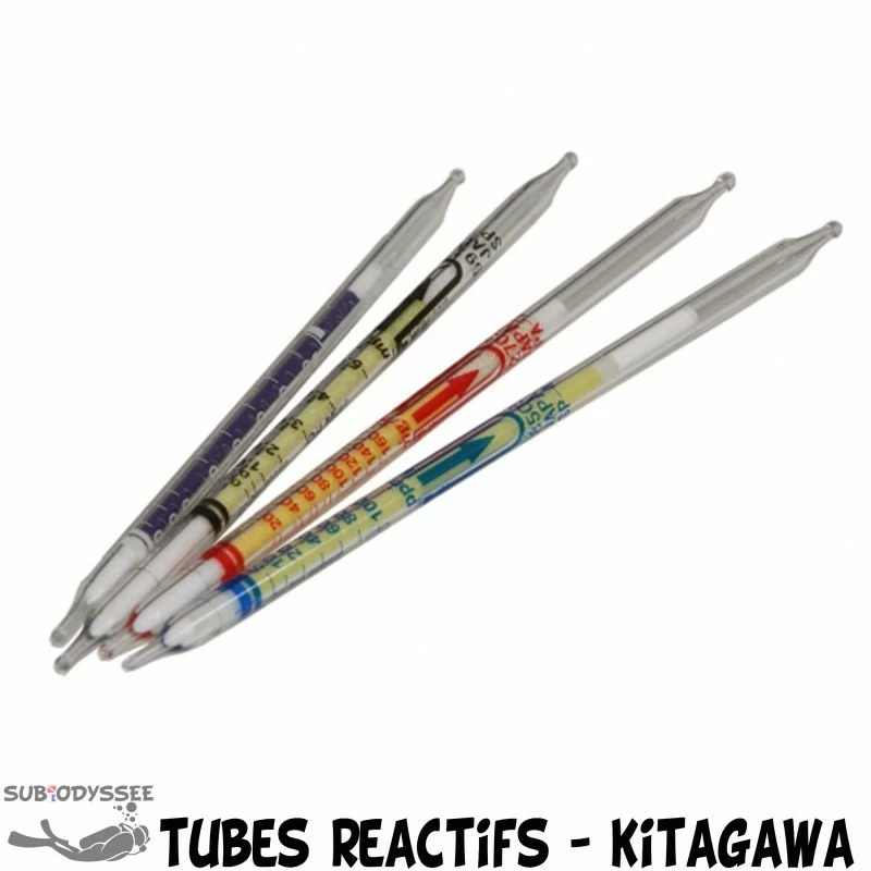 Tubes Réactif De Rechange Pour Analyse D'air (Lot X10 Tubes CO2) - Kitagawa 3 Tubes Réactif De Rechange Pour Analyse D'air (Lot X10 Tubes CO2) - Kitagawa