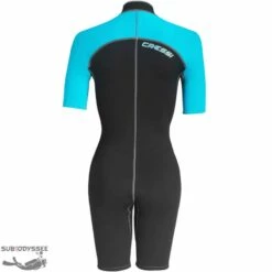 LIDO Shorty Femme Avec Zip Frontal - Cressi -Sub-Odyssee Soldes Magasin lido shorty femme avec zip frontal cressi 1
