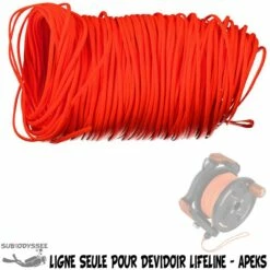Ligne Seule Pour Dévidoir LIFELINE Ø1.5mm - Apeks