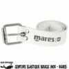 Ceinture Elastique BLANCHE Boucle Marseillaise - Mares -Sub-Odyssee Soldes Magasin mares ceinture elastique boucle marseillaise inox sub odyssee pas cher 1