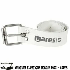 Ceinture Elastique BLANCHE Boucle Marseillaise - Mares