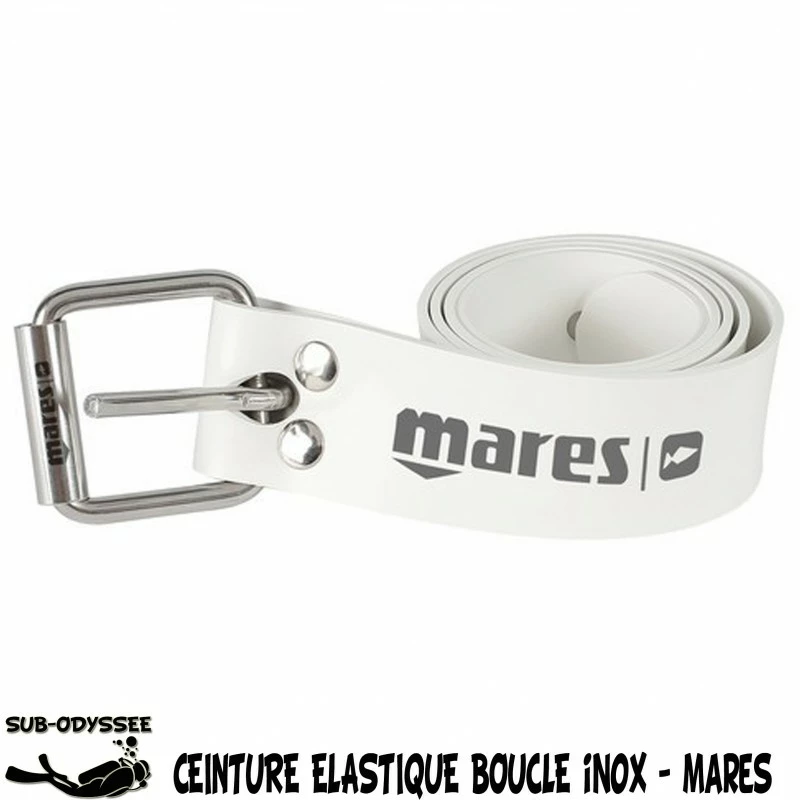 Ceinture Elastique BLANCHE Boucle Marseillaise - Mares 3 Ceinture Elastique BLANCHE Boucle Marseillaise - Mares