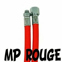 Flexible Tressé ROUGE Moyenne Pression 3/8" Pour Détendeur De Plongée - MIFLEX