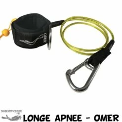 LEASH FREEDIVING - Longe Apnée UP-AC1 De Sécurité 1m - Omer Umberto Pelizzari