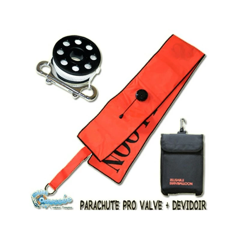 Parachute Palier PRO VALVE à Soupape + Dévidoir à Doigt 3 Parachute Palier PRO VALVE à Soupape + Dévidoir à Doigt
