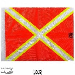 Pavillon Croix Saint André 30x40cm - Life Flag -Sub-Odyssee Soldes Magasin pavillon croix saint andre 30x40cm life flag 1