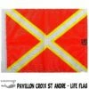 Pavillon Croix Saint André 30x40cm - Life Flag -Sub-Odyssee Soldes Magasin pavillon croix saint andre 30x40cm life flag