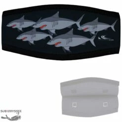 Protection NEOPRENE Sangle Masque BANDE DE REQUINS Double Velcro - ESM