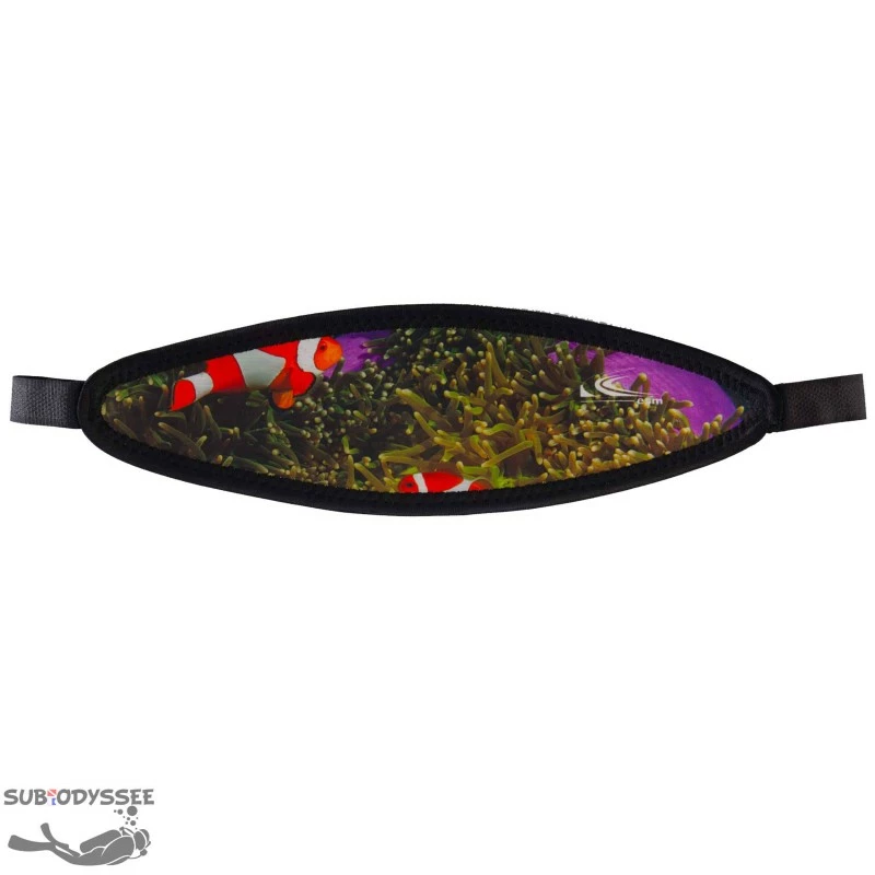 Protection NEOPRENE Sangle Velcro 2 CLOWN FISH Pour Masque - ESM 3 Protection NEOPRENE Sangle Velcro 2 CLOWN FISH Pour Masque - ESM