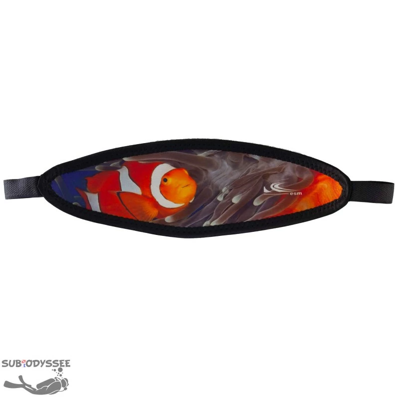 Protection NEOPRENE Sangle Velcro CLOW FISH Pour Masque - ESM 3 Protection NEOPRENE Sangle Velcro CLOW FISH Pour Masque - ESM