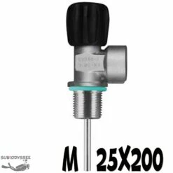 Robinet M25x200 1sortie DIN G5/8 COMPTEC 232 Bars