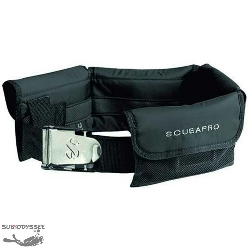 Ceinture De Lest à Poches Noire Avec Boucle Inox - Scubapro 3 Ceinture De Lest à Poches Noire Avec Boucle Inox - Scubapro