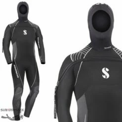 DEFINITION Front Zip Homme Monopièce 7mm Avec Cagoule - Scubapro