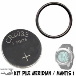 Kit Pile Pour Ordinateur MANTIS 1 & MERIDIAN Avec Joint - SCUBAPRO