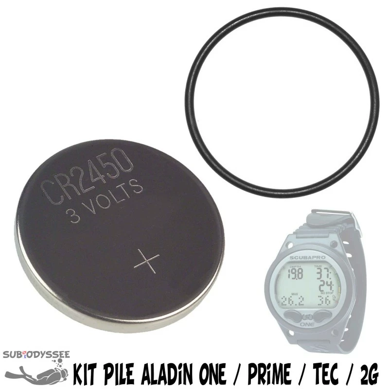 Kit Pile Pour Ordinateur ALADIN ONE, TEC, PRIME, ALADIN 2G / 3G / Sport (06201919) - Scubapro 3 Kit Pile Pour Ordinateur ALADIN ONE, TEC, PRIME, ALADIN 2G / 3G / Sport (06201919) - Scubapro