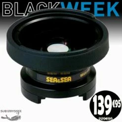 Lentille Conversion Grand Angle 28 Mm Pour DX-860G - SEA & SEA - BLACK FRIDAY