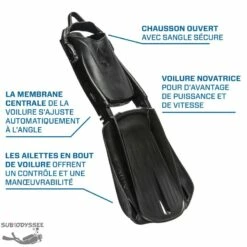 SEAWING SUPERNOVA Noire Palme Demontable - Scubapro -Sub-Odyssee Soldes Magasin seawing supernova noire palme demontable scubapro 3