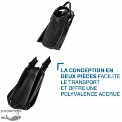 SEAWING SUPERNOVA Noire Palme Demontable - Scubapro -Sub-Odyssee Soldes Magasin seawing supernova noire palme demontable scubapro 4
