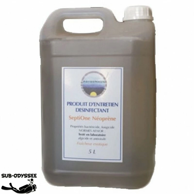 SEPTIONE Désinfectant Néoprène PRO 5 Litres - Abyssnaut 3 SEPTIONE Désinfectant Néoprène PRO 5 Litres - Abyssnaut