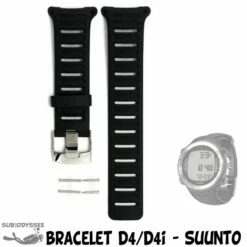 Bracelet D4 / D4i Noir Montre-ordinateur - Suunto