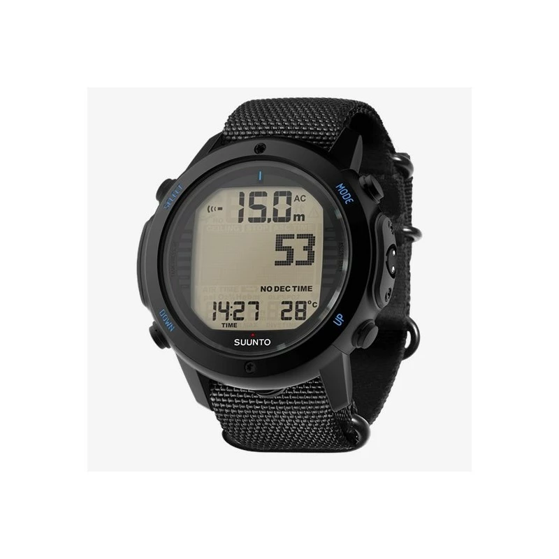 D6i NOVO ZULU Noir Montre Ordinateur + Interface USB - Suunto 4 D6i NOVO ZULU Noir Montre Ordinateur + Interface USB - Suunto – Image 2