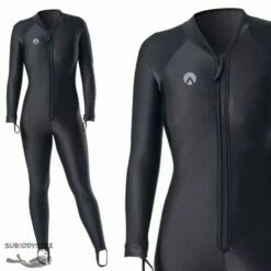 CHILLPROOF UNDERGARMENT Femme Monopièce Zip VENTRAL - SHARKSKIN