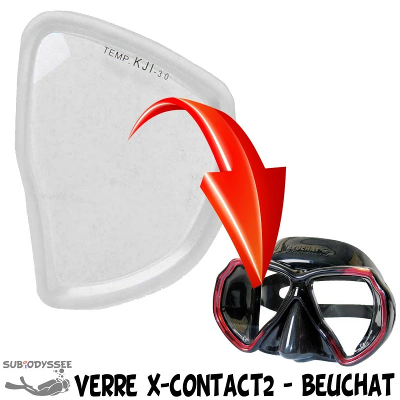 Verre Correcteur X-CONTACT 2 Négatif (-1.0 à -8.0) - Beuchat 3 Verre Correcteur X-CONTACT 2 Négatif (-1.0 à -8.0) - Beuchat